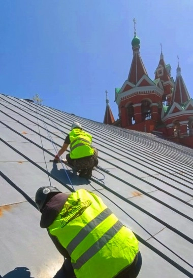 Ремонт кровли нашей командой.